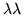 $\lambda\lambda$